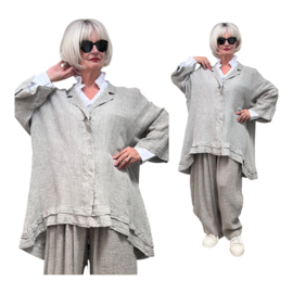 Vincenzo Allocca oversized linnen blazer/vest apart