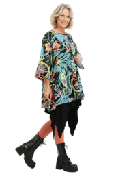 AKH oversized katoen A-lijn tuniek/top  apart
