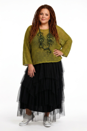 MB katoen/acryl oversized zacht  gebreide top stretch /in meerdere kleuren