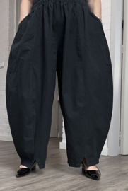 Moonshine katen/linnen look ballonbroek apart zwart