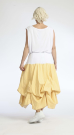 AKH oversized katoen rok met verstelbare plooien