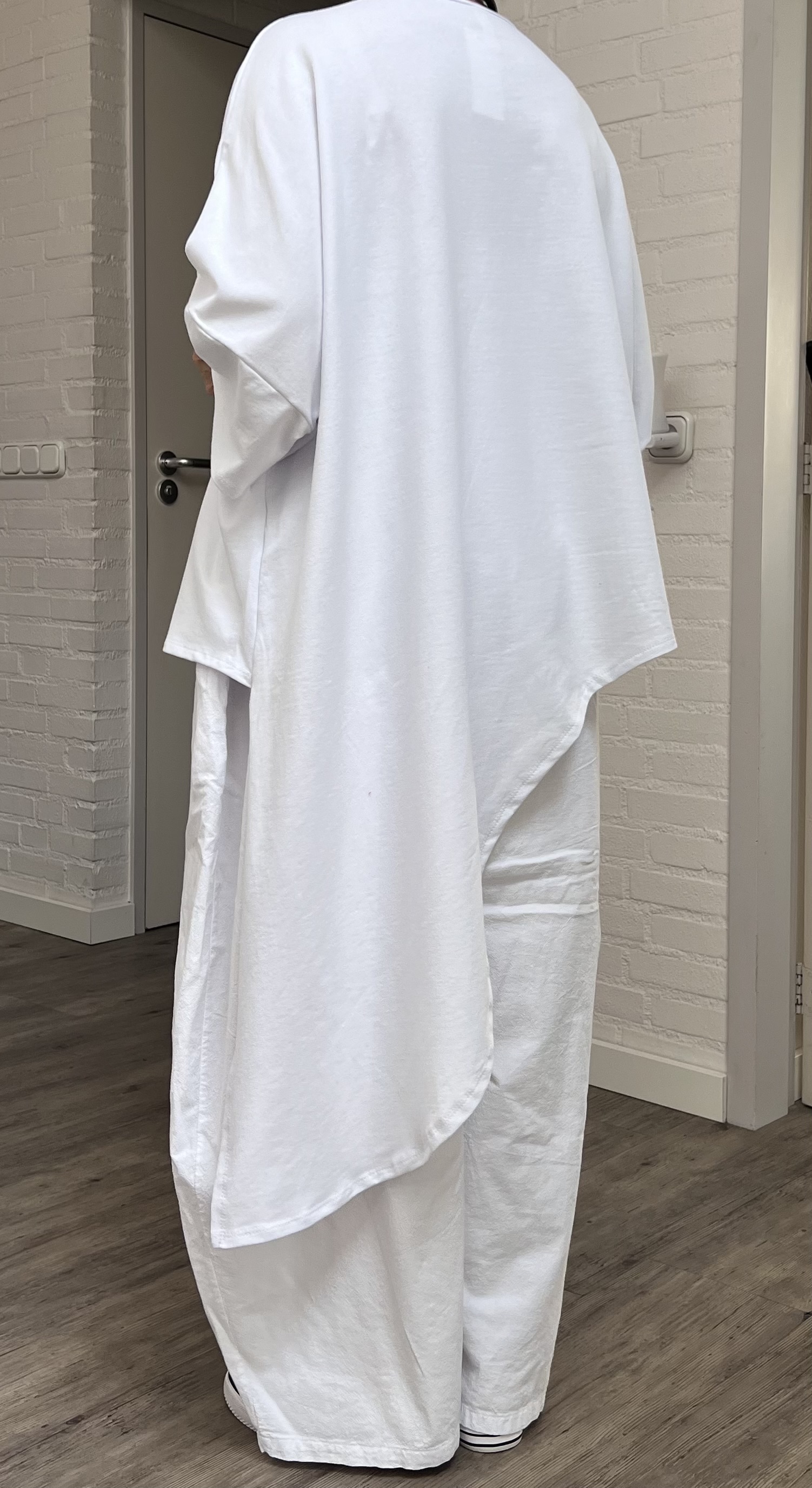 ITALIA MODA oversized katoen A-lijn tuniek stretch/in meerdere kleuren