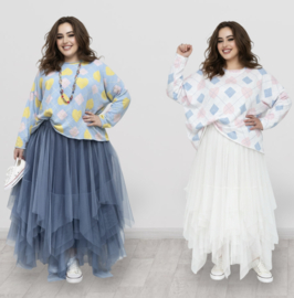 Mercy ITALIA  oversized  katoen top  apart/in meerdere kleuren