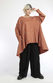 AKH oversized jersey viscose A-lijn tuniek apart stretch /in meerdere kleuren
