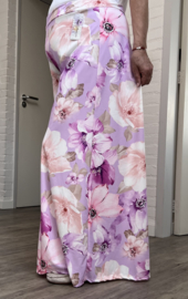 ITALY Mode jersey viscose  wijde broek apart /zeer rekbaar