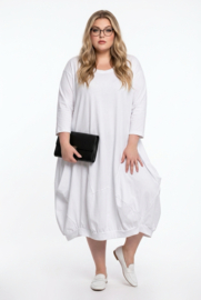 Moonshine katoen ballon jurk stretch / meerdere kleuren