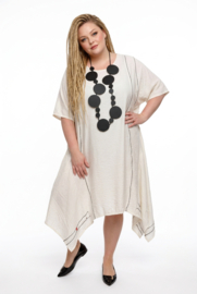 KEKOO design viscose A-lijn jurk