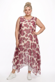 AKH oversized chique chiffon A-lijn  jurk/overjurk /tuniek apart