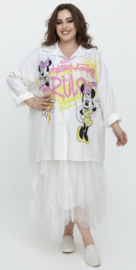 ITALIA oversized viscose blouse/hemd