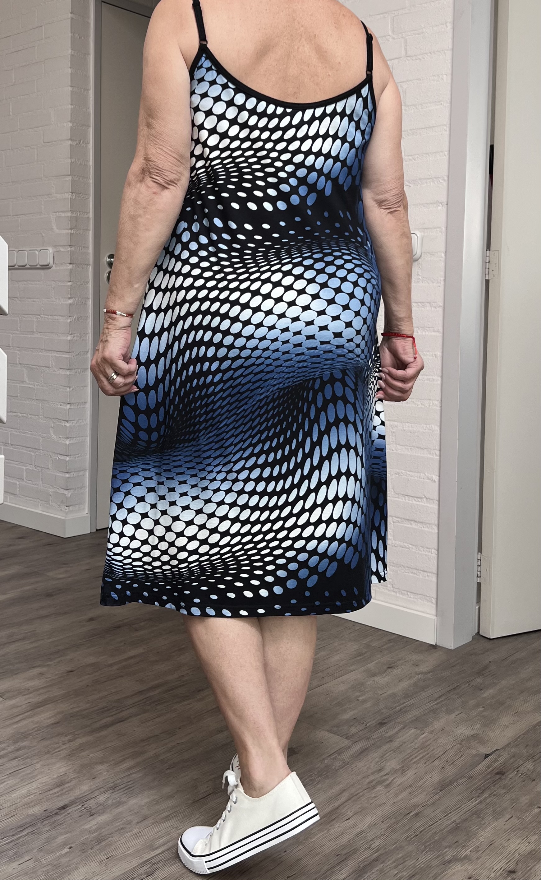 Ophilia viscose A-lijn tuniek/jurk  stretch