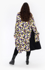 AKH oversized jersey viscose A-lijn jurk/tuniek apart stretch