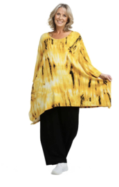 AKH jersey viscose oversized A-lijn tuniek stretch