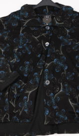 AKH oversized viscose A-lijn korte tussenjas /blazer stretch