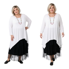 Moonshine oversized viscose A-lijn tuniek stretch