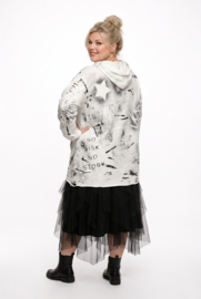 EU Queen design oversized de modieuze kleuring katoen A-lijn jas/blazer stretch