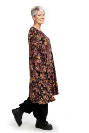 AKH oversized viscose tricot A-lijn tuniek  apart stretch