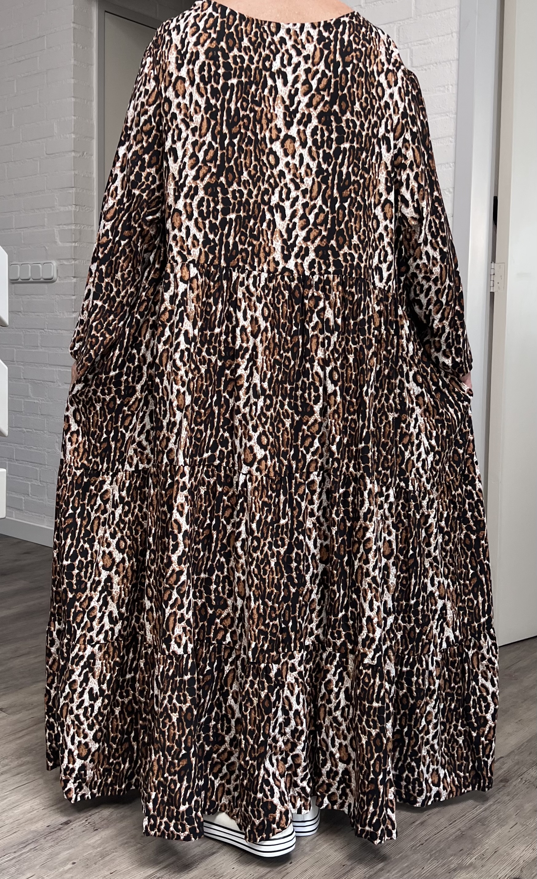 Vincenzo Allocca oversized viscose A-lijn jurk/tuniek apart