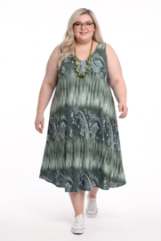 ITALIA  oversized viscose A-lijn jurk /in meerdere kleuren
