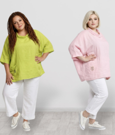 ITALIA oversized linnen top /in meerdere kleuren
