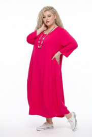 New Jersey viscose ballon jurk stretch