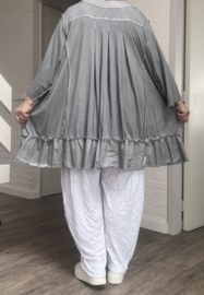 Vincenzo Allocca oversized  de modieuze kleuring katoen A-lijn tuniek apart stretch