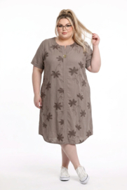 ITALIA MODA  viscose geborduurde jurk/in meerdere kleuren