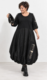 Vincenzo Allocca oversized katoen ballonjurk met sjaal apart/stretch zwart