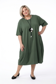 ITALIA MODA katoen A-lijn jurk stretch