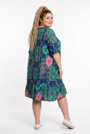 One Summer  viscose A-lijn jurk