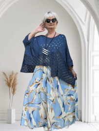 Sissi A-lijn viscose jurk apart /in meerdere kleuren