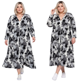 ITALIA MODA  viscose A-lijn jurk /stretch
