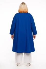 AKH katoen A-lijn zomer jas /blazer/blouse met ritssluiting