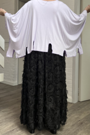 Naveed  oversized viscose jersey top/stretch
