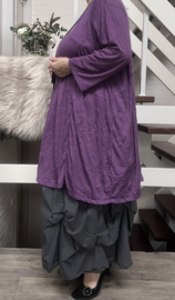 Moonshine oversized  katoen tricot tuniek/jurk apart stretch/in meerdere kleuren