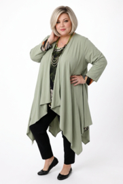 Moonshine oversized jersey  katoen vest stretch