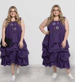 Moonshine katoen A-lijn jurk stretch