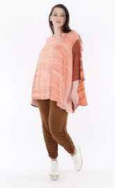 AKH oversized viscose A-lijn tuniek  apart stretch