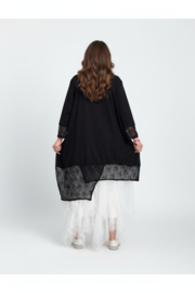 Vincenzo Allocca oversized katoen A-lijn tuniek met KANT /aparte/stretch