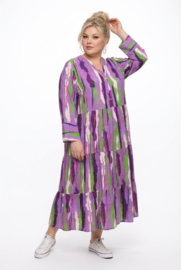 ITALIA MODA viscose A-lijn BOHO jurk / meerdere kleuren