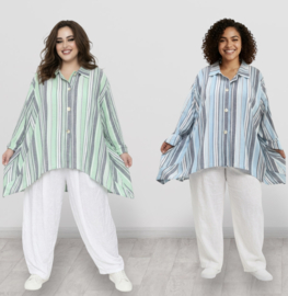 AKH  viscose/linnen A-lijn blazer/vest /in meerdere kleuren