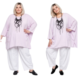 ITALIA Moda oversized viscose tuniek/poncho/niet doorschijnend