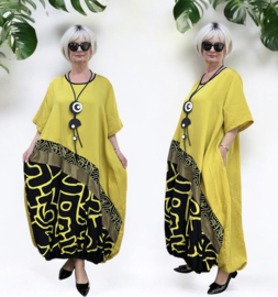 Zedd Plus oversized viscose jurk met zakken apart