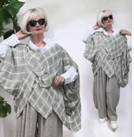 Vincenzo Allocca oversized linnen top/tuniek apart