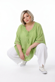 ITALIA MODA oversized katoen tuniek/poncho