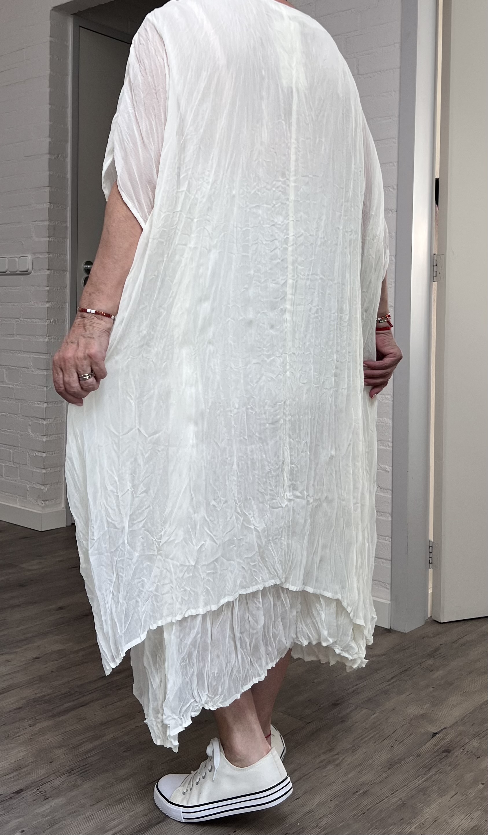 U See oversized tencel/katoenen dubbele jurk
