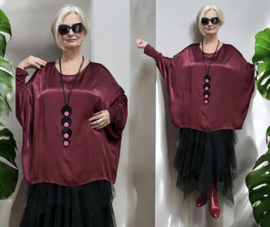 ITALIA chique viscose/satijn top