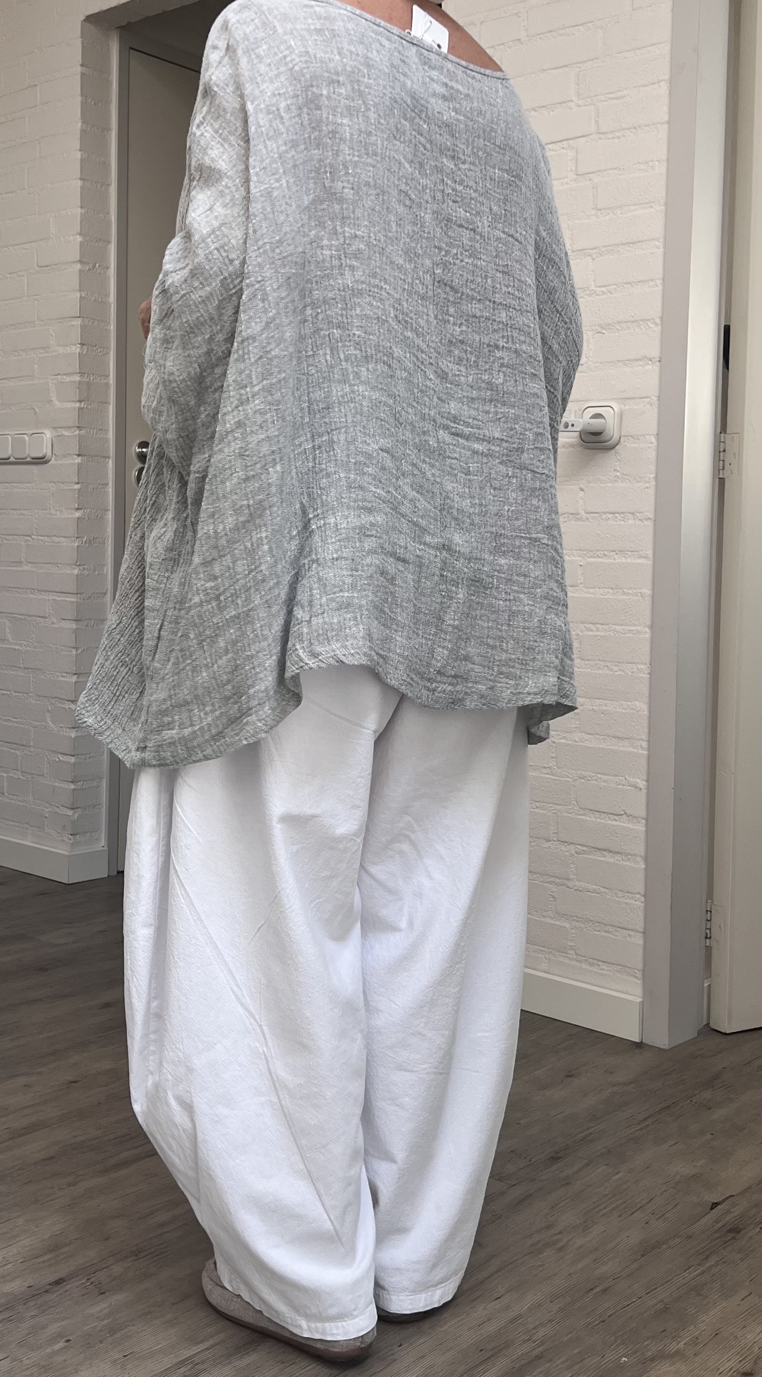 Moonshine oversized linnen top/tuniek apart