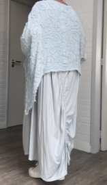 Moonshine oversized  katoen top apart stretch /in meerdere kleuren