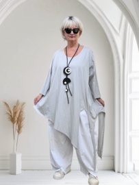Moonshine oversized  katoen tricot tuniek apart stretch