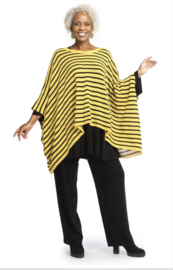 AKH oversized gebreide katoen top stretch